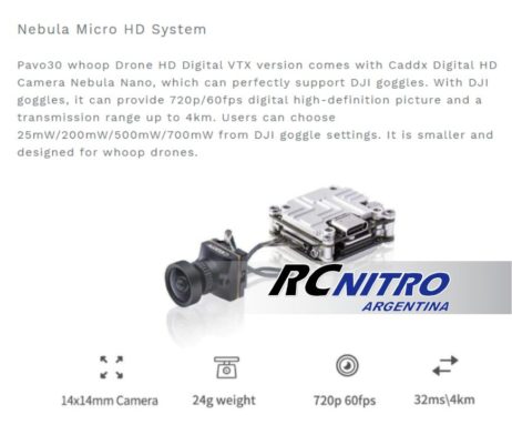 BetaFPV Pavo30 HD Nebula Nano - Imagen 5