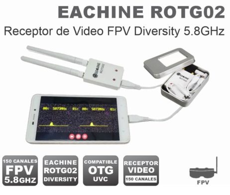 Receptor FPV Eachine ROTG02