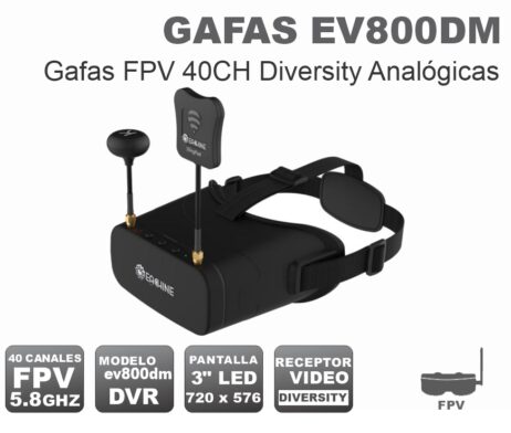 Gafas FPV EV800DM Diversity
